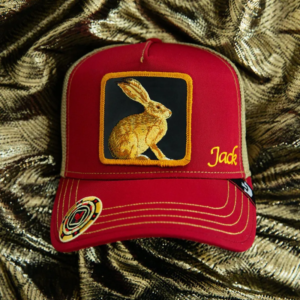 Goorin Bros Jacked Jack Bunny rojo dorado